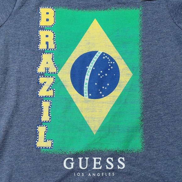 New GUESS Women Brazil World Cup Graphic Tee sz S - Picture 6 of 9
